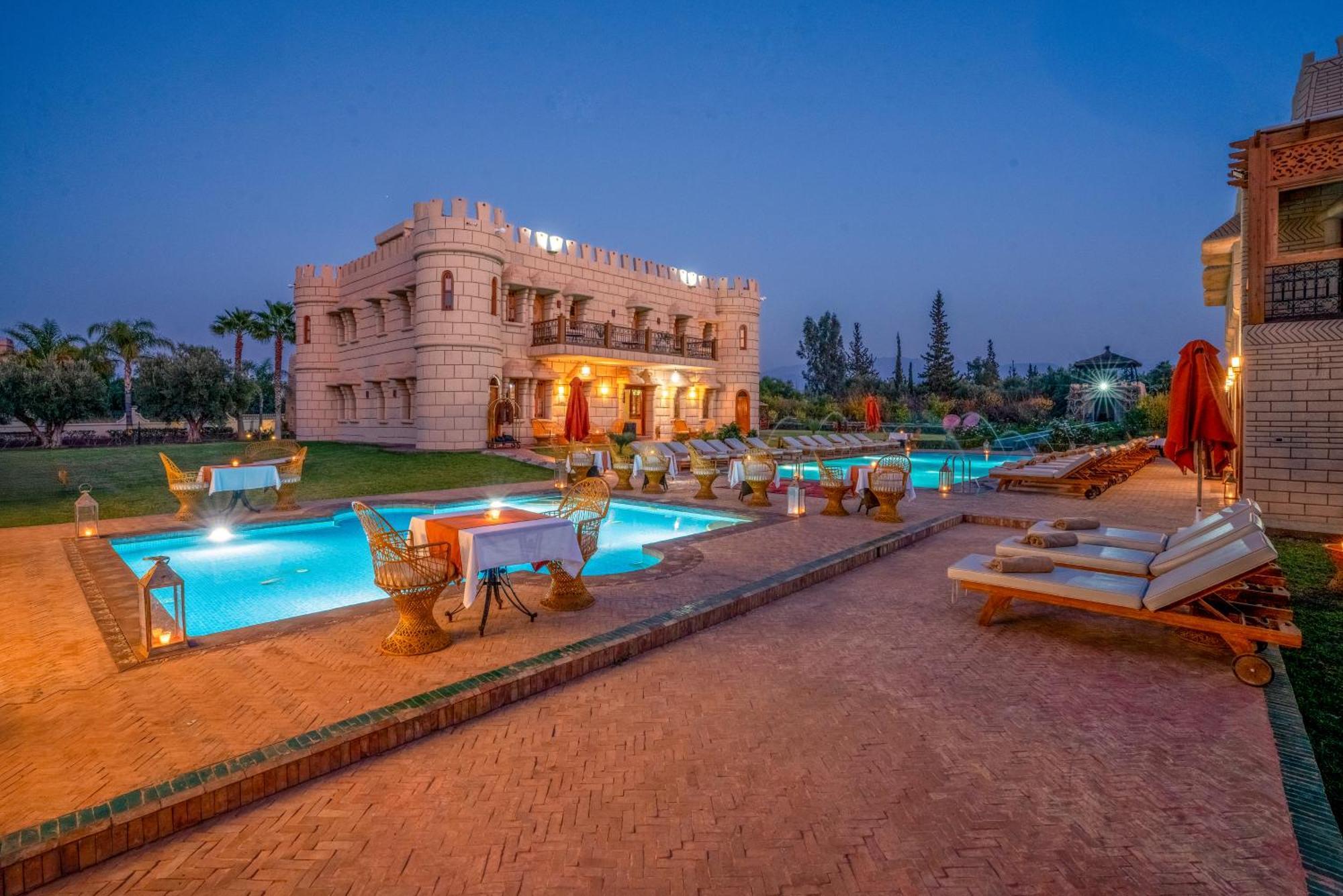Atlas Castle Marrakech Hotell El Jem'a Ghemat Exteriör bild